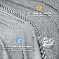 Revolutionäre Arc-Chill 3.0 Faser Q-Max> 0,5 Kühlung Doppel decken Gestrickte Technik für Heiß schläfer Absorbiert Wärme hält den Sommer