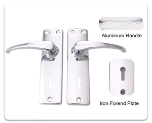 Tay nắm cửa và khóa cửa an ninh hiện đại chất lượng cao bán buôn, khóa chốt then cài với thân khóa âm và chìa khóa, bộ khóa cửa nội thất - Product Image 5