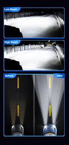 GPNE F9+2 110W Brillante, Faros Antiniebla Universales de 3 Pulgadas, 4300K / 5500K, Láser Dual, Lentes de Proyector LED - Product Image 5