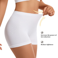 Braguitas de seguridad sin costuras de alta elasticidad, bóxers moldeadores con control de abdomen, transpirables, ajuste cómodo para uso diario, tejido sólido.