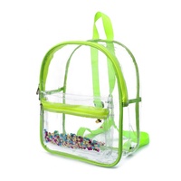 Sac à dos Transparent pour enfants, Logo personnalisé, avec poche, en pvc, à la mode