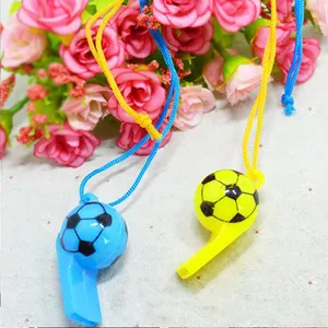 Plastic Football Soccer Sports Classic Whistle Referee Exhaust Whistles With Lanyard Light Weight