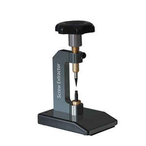 Outil d'extraction de vis avec embout à tête plate pour la réparation des montures de lunettes, modèle en métal gris foncé WZ-JP11B - Product Image 1