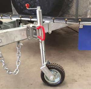 Soporte Giratorio para Remolque de Alta Resistencia de 2000 LBS con <span class=keywords><strong>Rueda</strong></span> de 10 Pulgadas, <span class=keywords><strong>Rueda</strong></span> de Apoyo Galvanizada de 50 mm para el Mercado Europeo - Product Image 1