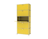 Armoire modulaire combinable en acier inoxydable, armoire de rangement pour chambre à coucher, armoire de présentation pour salon