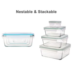 Boîte à lunch en verre borosilicate, 50 ml, conteneurs pour le stockage des aliments - Product Image 3