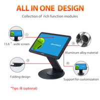 Terminal de point de vente Android pliable et rotatif de la marque ZHONGJI, prix compétitif, processeur RK3568, performances exemplaires, caisse enregistreuse