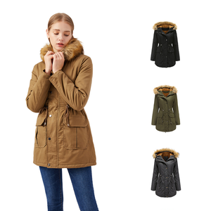 2022 New Winter Thick Warm custom Cotton cappotti da donna MONT Jacket con cappotto da ragazza causale antivento in <span class=keywords><strong>pelliccia</strong></span> - Product Image 2