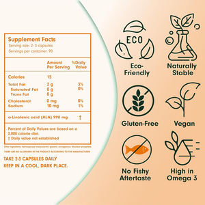 Omega3 Minyak Ikan Kapsul Softgel kualitas tinggi suplemen kekebalan tubuh ekstrak Herbal EPA dan DHA gel lembut - Product Image 2
