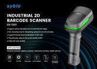 Lecteur de codes-barres Syble D60 pour paiement et numérisation, lecteur de codes 1D/2D et QR, scanner de codes-barres pour la logistique d'entrepôt