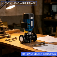 Pompe de circulation verticale en ligne série TD 15 CV 100 m³/h en fonte, haute efficacité, économie d'énergie, contrôle entièrement automatique, hydronique
