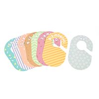 Diviseurs de vêtements pour bébé nouveau-né à double face avec 8 motifs personnalisés pour le rangement des vêtements dans le placard