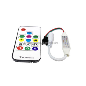 Controlador LED RGB Pixel Inalámbrico RF SP103E, Controlador de Tira LED Digital Direccionable para WS2812 WS2811 <span class=keywords><strong>SK6812</strong></span> <span class=keywords><strong>RGBW</strong></span> APA102 - Product Image 2