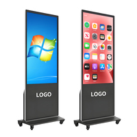Pantalla Táctil Digital 4K OEM de 50/55 Pulgadas, Kiosco Digital Inteligente, Tótem Digital, Señalización Digital, Pantalla Publicitaria con Soporte