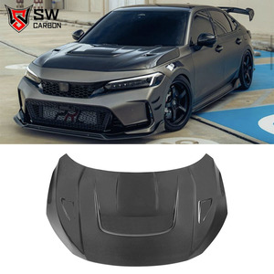 Capot avant en Fiber de carbone de Style V pour Honda CIVIC 10th 2017-2020 CIVIC capot avant couvercle de moteur de voiture pièces de voiture - Product Image 1