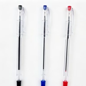 Promotional Plastic Blue Ball <b>Pens</b> for School Office Stationery High Quality Cheap Ball <b>Pen</b> with 3 <b>Color</b> - Product Image 5