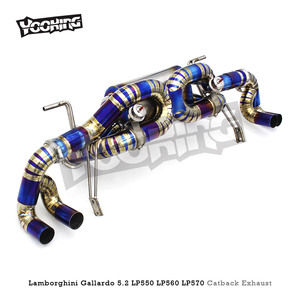 Tuning Valvetronic tubo de <span class=keywords><strong>escape</strong></span> para <span class=keywords><strong>Lamborghini</strong></span> Gallardo 5,2 LP550/LP560/LP570 2008-2016 titanio coche Catback silenciador <span class=keywords><strong>Escape</strong></span> - Product Image 6