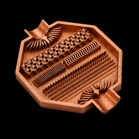 Placa Fría Líquida de Aleación de Cobre Impresa en 3D Personalizada para Enfriamiento de GPU, Servidores de IA, IGBT y Vehículos Eléctricos