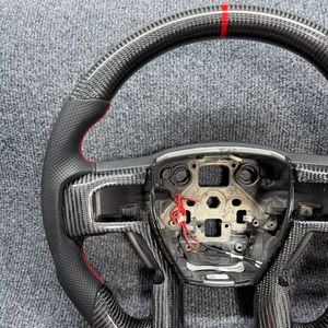 Volant de voiture de <span class=keywords><strong>sport</strong></span> F150 Raptor Racing en fibre de carbone véritable avec bande centrale pour camion <span class=keywords><strong>Ford</strong></span> <span class=keywords><strong>F</strong></span> <span class=keywords><strong>150</strong></span> - Product Image 3