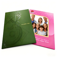 Carpeta de Archivos de Oficina Tamaño Carta A4, Carpeta de Presentación de Negocios, Carpeta de Documentos Personalizada con Dos Bolsillos