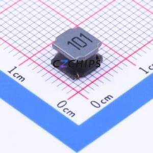 ASPI-6045S-101M-T ตัวเหนี่ยวนำไฟฟ้าแบบ SMD, ขนาด 6x6 มม. ( ค่าความเหนี่ยวนำ: 100uH ) ( ความแม่นยำ: 20% กระแสไฟฟ้าที่กำหนด: 800mA ) - Product Image 1
