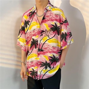เสื้อเชิ้ตชายหาดแขนสั้นสไตล์ไทย ลายด<span class=keywords><strong>อก</strong></span>ไม้ฮาวาย แต่งลูกปัด ผ้าทวิล กระดุมแถวเดียว สำหรับผู้ใหญ่ ใส่สบาย เห<span class=keywords><strong>ม</strong></span>าะสำหรับวันหยุด - Product Image 4