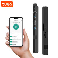 Cerradura Inteligente para Puerta con Huella Digital y Reconocimiento Facial 3D, WiFi Tuya, Resistente al Agua, para Puerta Corredera de Aluminio PST-Z1-Pro Max