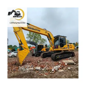 Escavadeira komatsu PC220 usada em bom estado, escavadeira original PC220 de segunda mão em promoção