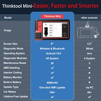 Thinkcar – lecteur de Code de codage de l'injecteur, tous les systèmes, 28 services Reset, OBD2 WIFI BT OBD Scanner outils de Diagnostic voiture Thinktool Mini