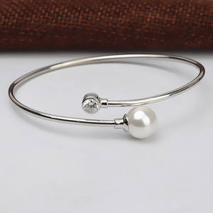 Bracelet élastique en argent S925, bague pour femme, bijoux de mode DIY avec plateau à perles vide, bracelets en cristal semi-finis, joncs - Product Image 3