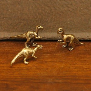 1 Pieza de Estatua Pequeña de Dinosaurio Jurásico de Latón, Miniaturas de Dinosaurios, Adornos para Oficina, Adornos para Escritorio, Manualidades de Mascotas de Té - Product Image 2