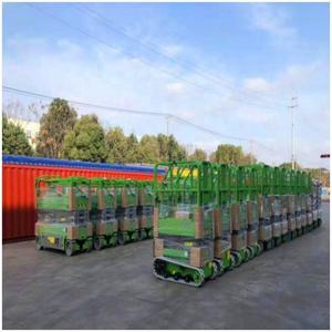 Plataforma de elevación hidráulica eléctrica pequeña probada por CE <span class=keywords><strong>Mini</strong></span> elevador de tijera móvil para el hogar elevador de construcción usado - Product Image 6