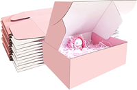 Emballage cadeau personnalisé, emballage écologique, matériaux recyclés, réutilisable, boîte à courrier plate personnalisée, boîte en carton ondulé pour vêtements