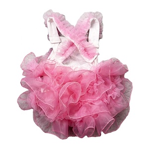 DH ODM Infant Girls Easter Fashion Fluffy Spandex/Polyester Button Closure Cute Jumpsuit Spring <strong>Baby</strong> <strong>Romper</strong> - Product Image 2