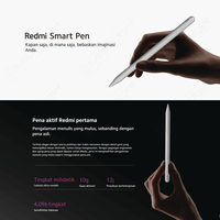 Stylet intelligent Redmi pour Redmi Pad Pro/Redmi Pad Pro 5G, stylet capacitif actif en métal et plastique, 5.1 niveaux de pression, 4096 niveaux de pression