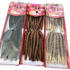 Extensiones de Cabello Sintético Prebucleado de 8 Pulgadas para <span class=keywords><strong>Trenzas</strong></span> Senegalesas de Ganchillo, 2x Bouncy, Venta al por Mayor para Proveedores - Product Image 3