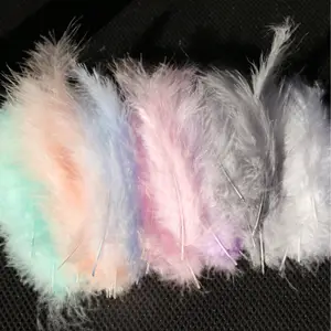 Pointed Tail Velvet Turkey Feather Accessories Diy Handmade Decoration Material