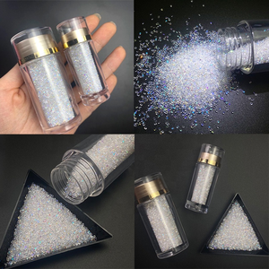 3D Pixie Nail Art Micro <span class=keywords><strong>Crystal</strong></span> Rhinestones AB Caviar Beads Nail Stones Rhinestones Pixie AB Flatback Nail Pixie Crystals - Product Image 3