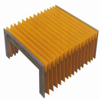 Protection souple télescopique en nylon pour guide linéaire et vis à billes de machine-outil CNC