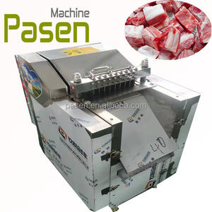 Nueva máquina cortadora de piel y <span class=keywords><strong>huesos</strong></span> de cerdo congelada, máquina cortadora de cubitos de aves de corral, máquina cortadora de carne de pollo fría - Product Image 2