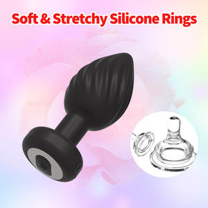 Masajeador masturbador masculino y femenino con control remoto inalámbrico grande - Product Image 4