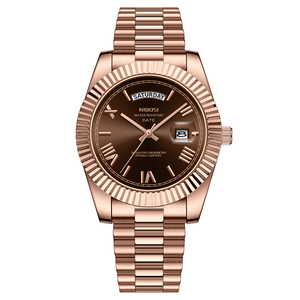 Stock Locale USA Consegna Rapida NIBOSI 2628 Orologi al Quarzo Classici Impermeabili con Cinturino in Acciaio Inossidabile per Uomo - Product Image 4