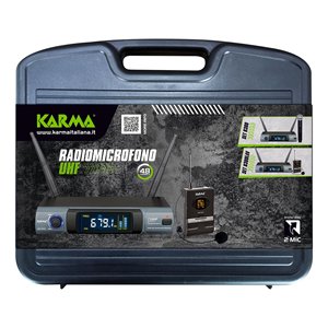 Kit de Micrófono Set 8300 de Mano UHF Negro y Gris - Product Image 2