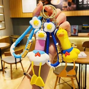 Hot Selling Cartoon Toy Keychain Neck Retractable Cute Animal Puppy Keychain <b>Bag</b> Pendant PVC Keychain Wholesale - Product Image 2