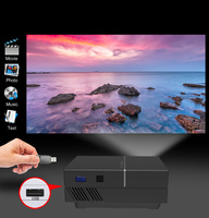 BYINTEK K8 — Mini-projecteur pour téléphone intelligent, appareil de haute qualité 1280x720 pour Home cinéma, années 18