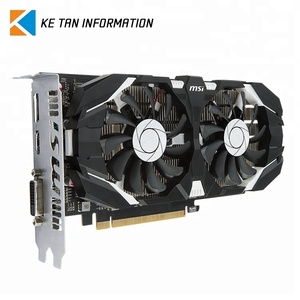 Carte graphique d'occasion NVIDIA GTX 1050 GTX 1050 TI 4G pour jeux, carte vidéo GTX1050 TIi 2G, carte graphique MSI GTX 1050 2GB d'occasion NVID - Product Image 1