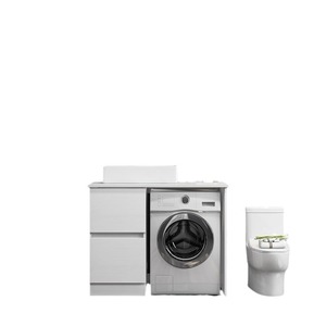 <span class=keywords><strong>Mueble</strong></span> <span class=keywords><strong>de</strong></span> <span class=keywords><strong>Baño</strong></span> Moderno <span class=keywords><strong>para</strong></span> Apartamentos Pequeños, Montado en la Pared, con <span class=keywords><strong>Lavadora</strong></span> Integrada <span class=keywords><strong>y</strong></span> <span class=keywords><strong>Lavabo</strong></span> Resistente al Agua - Product Image 5