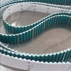 Courroies de distribution en PU sans couture de haute qualité et de bonne performance avec crampons à dents en métal et antistatique - Product Image 1