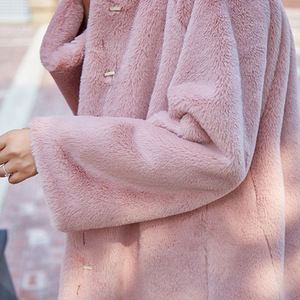 LAYENNE Alta Qualidade Mulheres Shearing Casaco De Pele De Inverno Oversize Outwear Inverno Casaco De Lã Fux <span class=keywords><strong>Fur</strong></span> Teddy Coat - Product Image 2