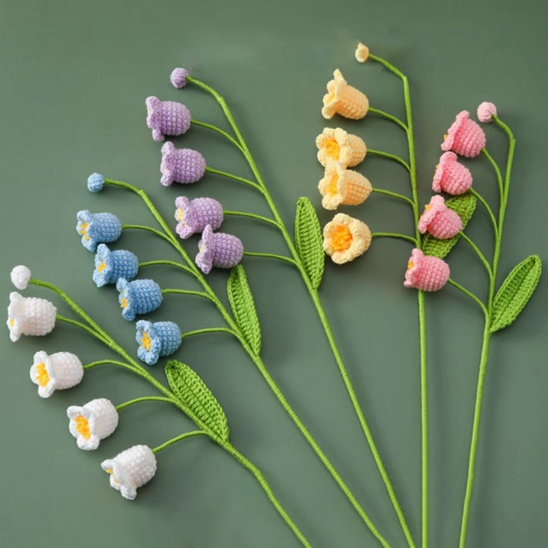 Hand Crocheted Flower Woven Artificial Flower